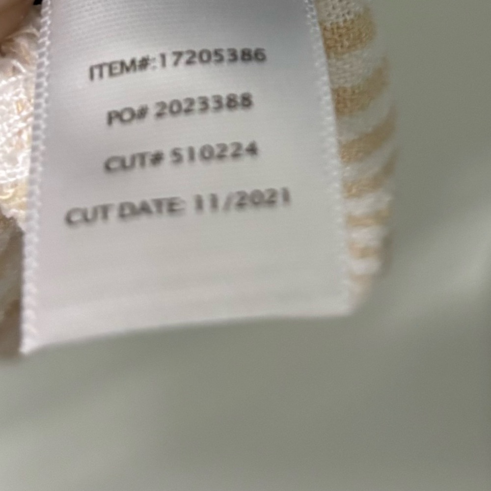 Torrid Tan and White Stripe Linen Blend Overall size 3 - Picture 11 of 11